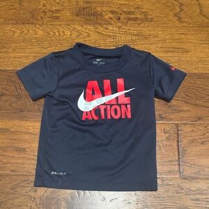 Nike Kids Dark Blue 'All Action' Tee